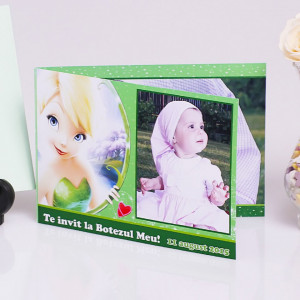 Invitatie Botez Dubla Tinkerbell