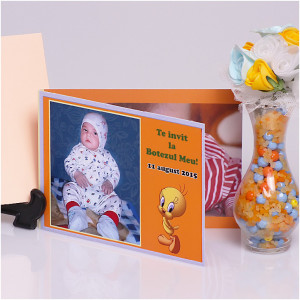 Invitatie Botez Dubla Tweety