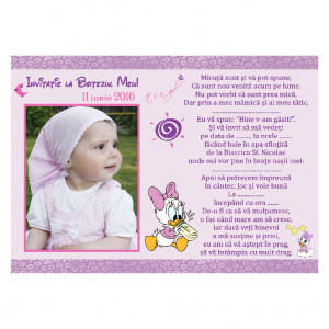 Invitatie Botez Magnetica Daisy