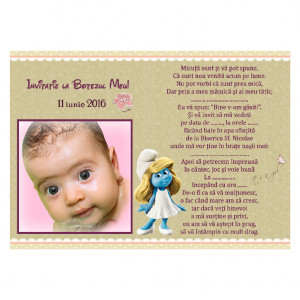 Invitatie Botez Magnetica Strumfita 2