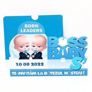 Invitatie Gemeni Baby Boss BB5