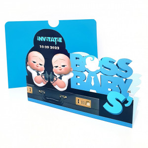 Invitatie Gemeni Baby Boss BB9