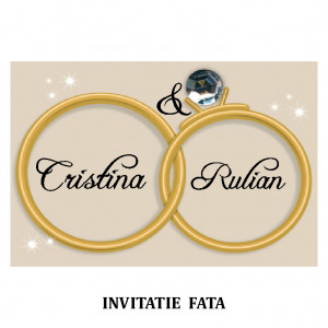 Invitatie Nunta Carte Postala INCP48