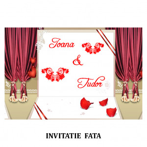 Invitatie Nunta Carte Postala INCP50