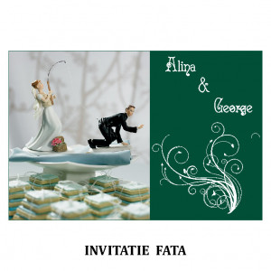 Invitatie Nunta Carte Postala INCP68