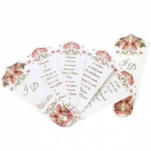 Invitatie Nunta Evantai EV15