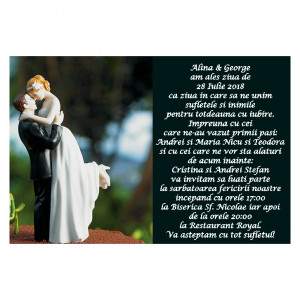 Invitatie Nunta Magnetica MG82