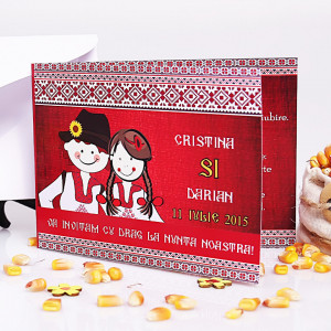 Invitatie Nunta Traditional Romanesc