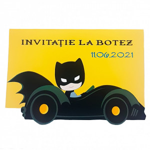 Invitatii Botez Contur Batman 3
