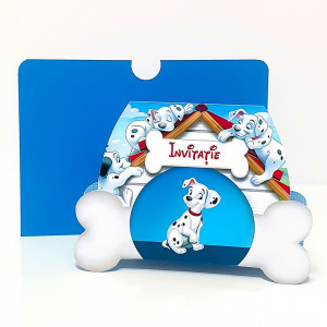 Invitatii Botez Contur Dalmatian 1