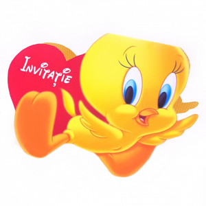 InvitatiI Botez Contur Tweety F