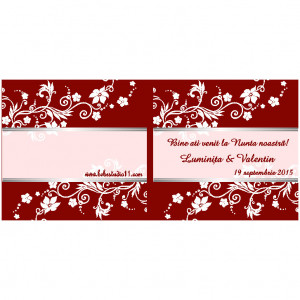 Marturie Nunta Carticica Red