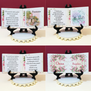 Marturie Nunta Carticica Vintage Cats