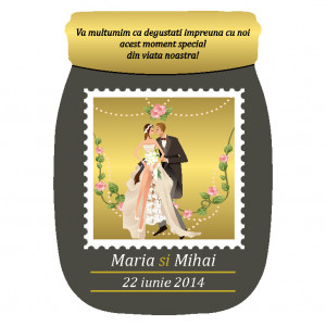 Marturie Nunta Magnet Special Borcanel