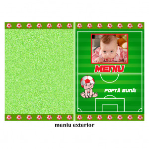 Meniu Botez cu Foto Fotbal 12