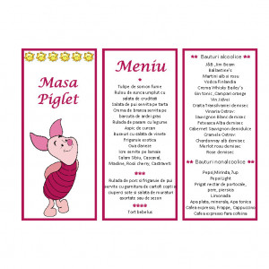 Meniu Botez Simplu Baieti Disney 9