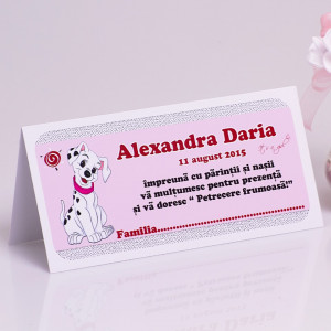 Plic Botez Dalmatian