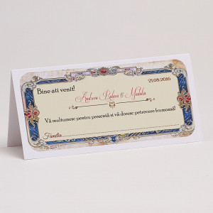 Plic Nunta Victorian Wedding