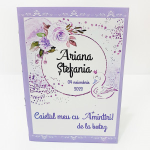 Caiet Amintiri Botez Lebede Mov