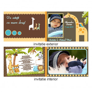 Invitatie Botez Dubla In Jungla 3