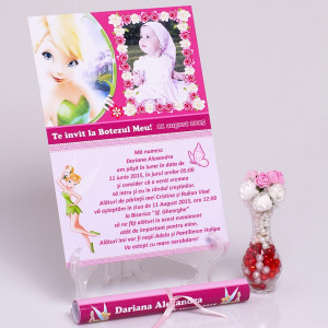 Invitatie Botez Papirus Tinkerbell 1