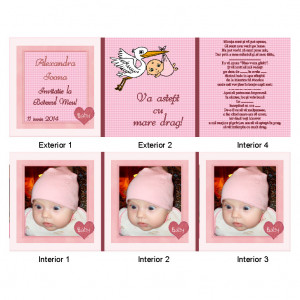 Invitatie Botez Patrata Barza