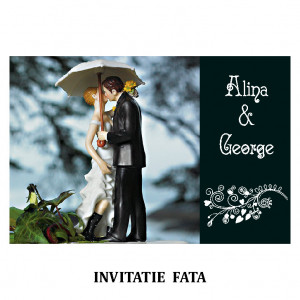 Invitatie Nunta Carte Postala INCP66