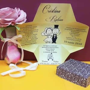 Invitatie Nunta Cutiuta Miri