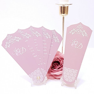 Invitatie Nunta Evantai EV12