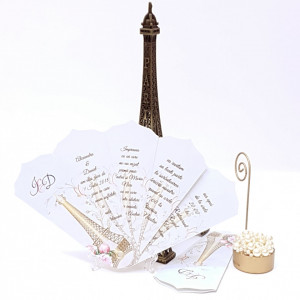 Invitatie Nunta Evantai EV27