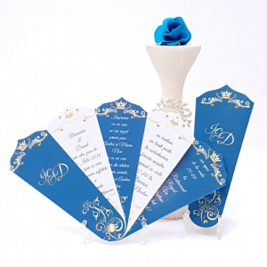 Invitatie Nunta Evantai EV4