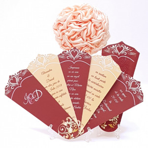 Invitatie Nunta Evantai EV9
