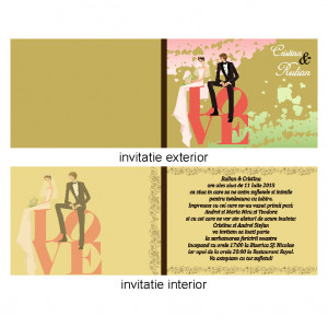 Invitatie Nunta Iubire var 3