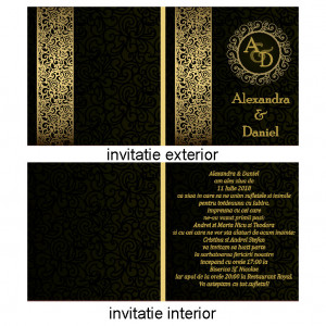 Invitatie Nunta Patrata INPT8