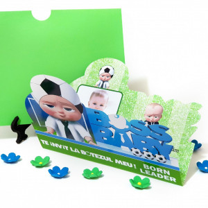 Invitatii Botez Contur Baby Boss 4