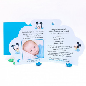Invitatii Botez Contur Mickey Mouse 9
