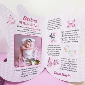 Invitatii Botez Contur Minnie Mouse 8