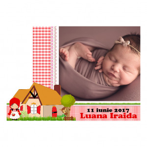 Magnet Contur Scufita Rosie 1