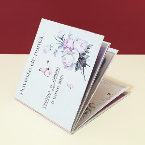 Marturie Nunta Carticica Vintage Wedding