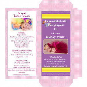 Marturii Botez Cutie de Ciocolata Printesa Sofia 1