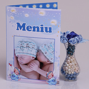 Meniu Botez cu Foto Gemeni Ingeri
