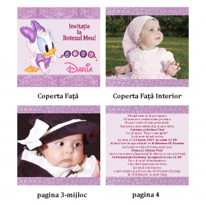 Invitatie Botez Carticica Daisy