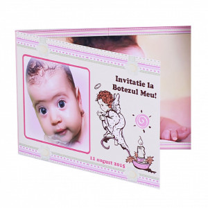 Invitatie Botez Dubla Ingeras 2