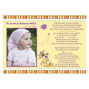 Invitatie Botez Magnetica Lola
