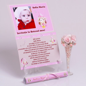 Invitatie Botez Papirus Fairy