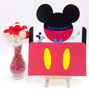 Invitatie Botez PRO Mickey Mouse 2