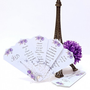 Invitatie Nunta Evantai EV19