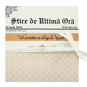 Invitatie Nunta Florale Jurnal
