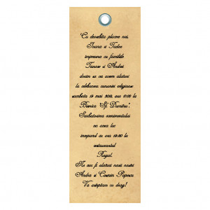 Invitatie Nunta Label INL22