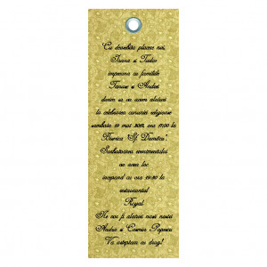Invitatie Nunta Label INL32
